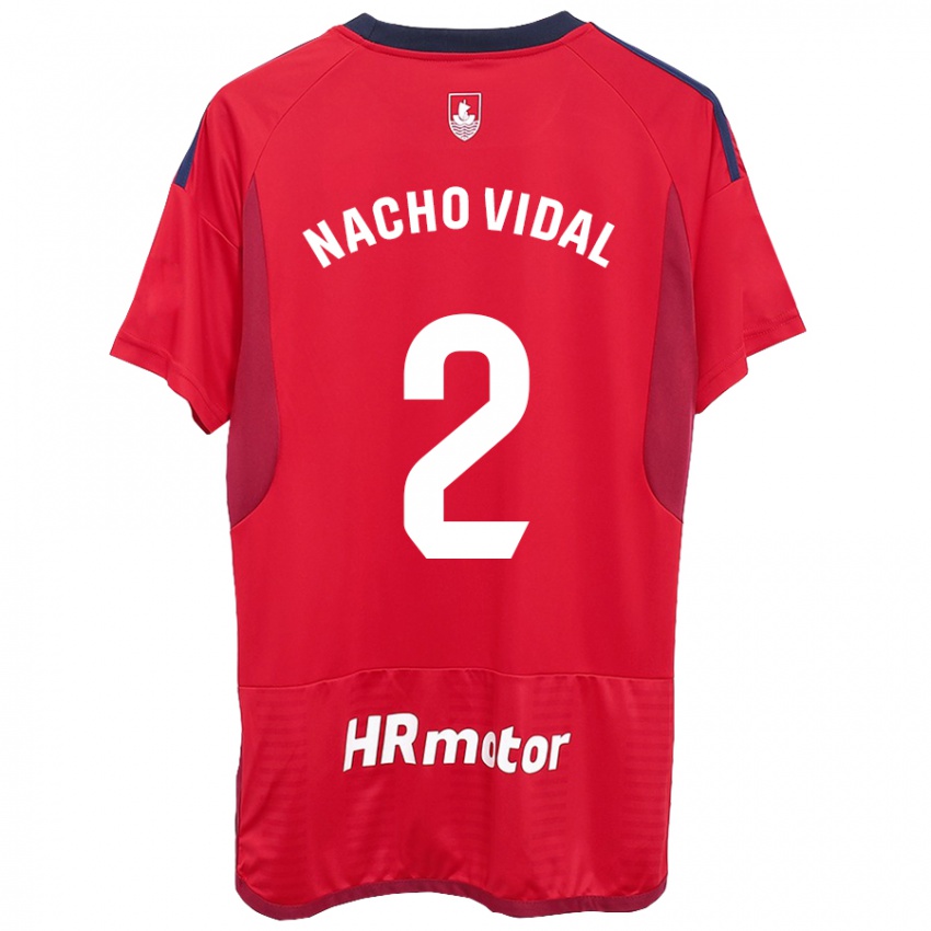 Kinder Nacho Vidal #2 Rot Heimtrikot Trikot 2023/24 T-Shirt Österreich