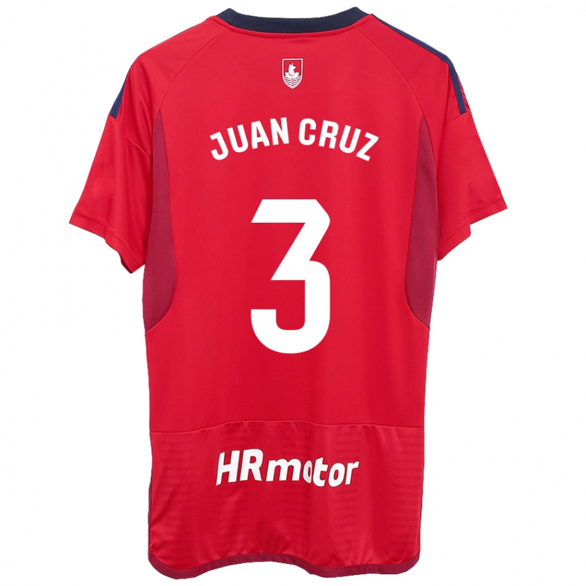 Kinder Juan Cruz #3 Rot Heimtrikot Trikot 2023/24 T-Shirt Österreich