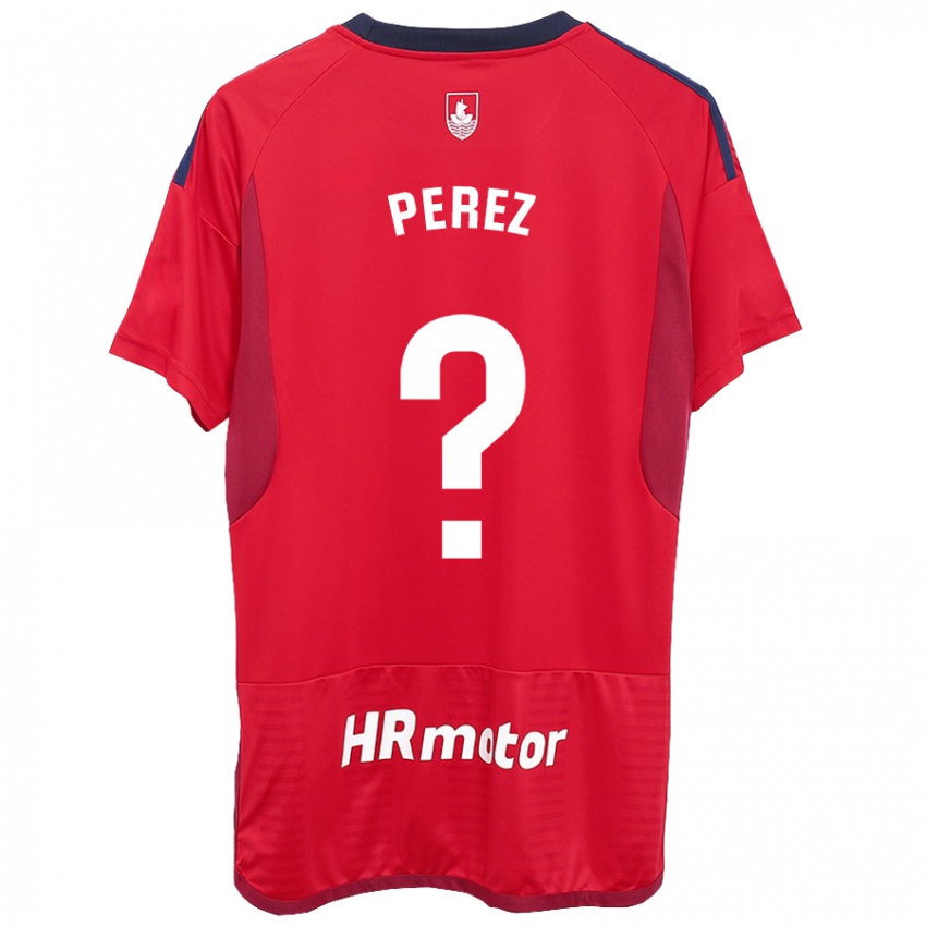 Kinder Bruno Perez #0 Rot Heimtrikot Trikot 2023/24 T-Shirt Österreich