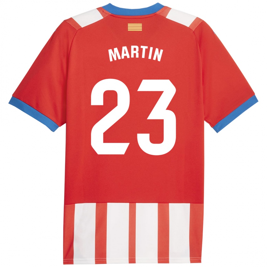 Kinder Iván Martín #23 Rot-Weiss Heimtrikot Trikot 2023/24 T-Shirt Österreich