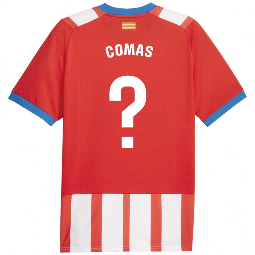 Kinder Oriol Comas #0 Rot-Weiss Heimtrikot Trikot 2023/24 T-Shirt Österreich