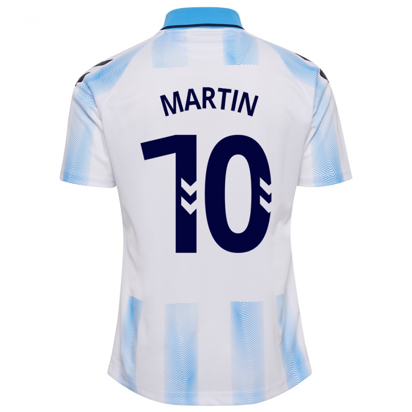 Kinder Jesús Martín #10 Weiß Blau Heimtrikot Trikot 2023/24 T-Shirt Österreich