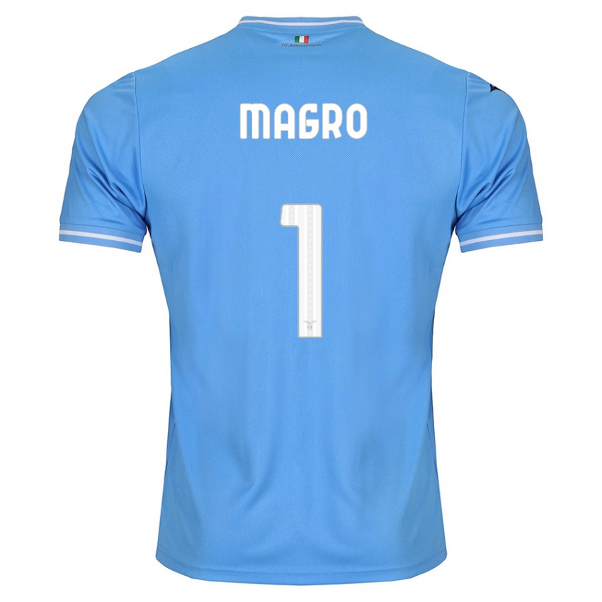 Kinder Federico Magro #1 Blau Heimtrikot Trikot 2023/24 T-Shirt Österreich