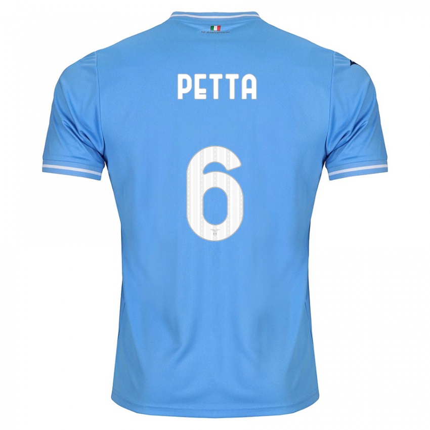 Kinder Andrea Petta #6 Blau Heimtrikot Trikot 2023/24 T-Shirt Österreich