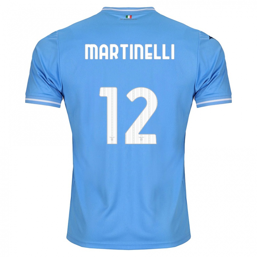 Kinder Leonardo Martinelli #12 Blau Heimtrikot Trikot 2023/24 T-Shirt Österreich