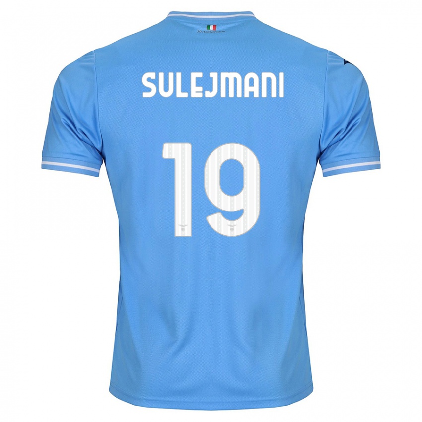 Kinder Flavio Sulejmani #19 Blau Heimtrikot Trikot 2023/24 T-Shirt Österreich