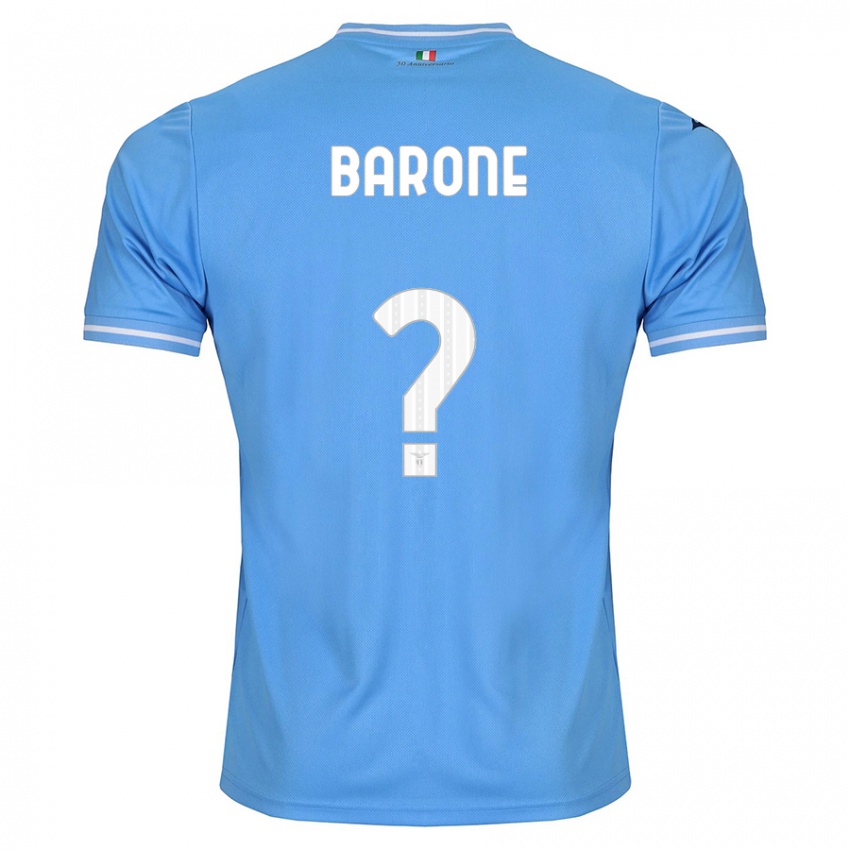 Kinder Alessio Barone #0 Blau Heimtrikot Trikot 2023/24 T-Shirt Österreich