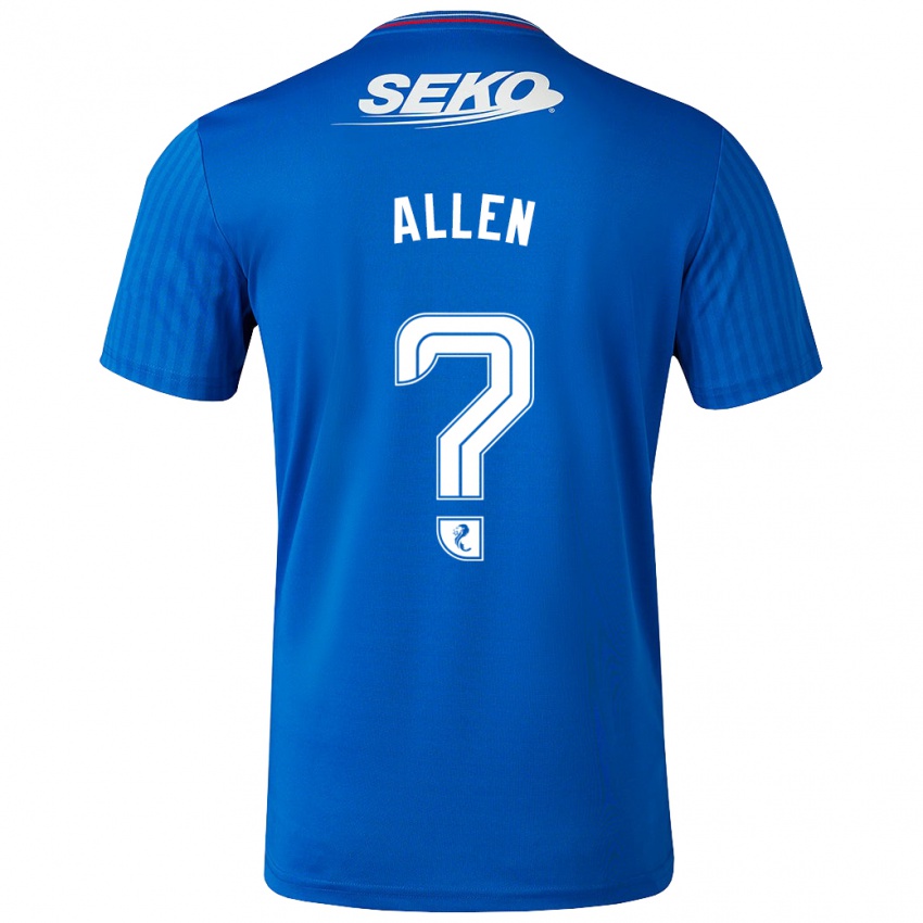 Kinder Greig Allen #0 Blau Heimtrikot Trikot 2023/24 T-Shirt Österreich