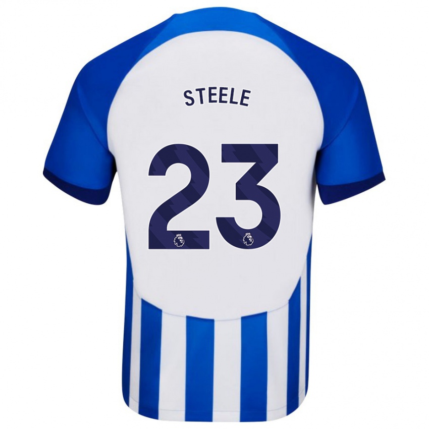 Kinder Jason Steele #23 Blau Heimtrikot Trikot 2023/24 T-Shirt Österreich