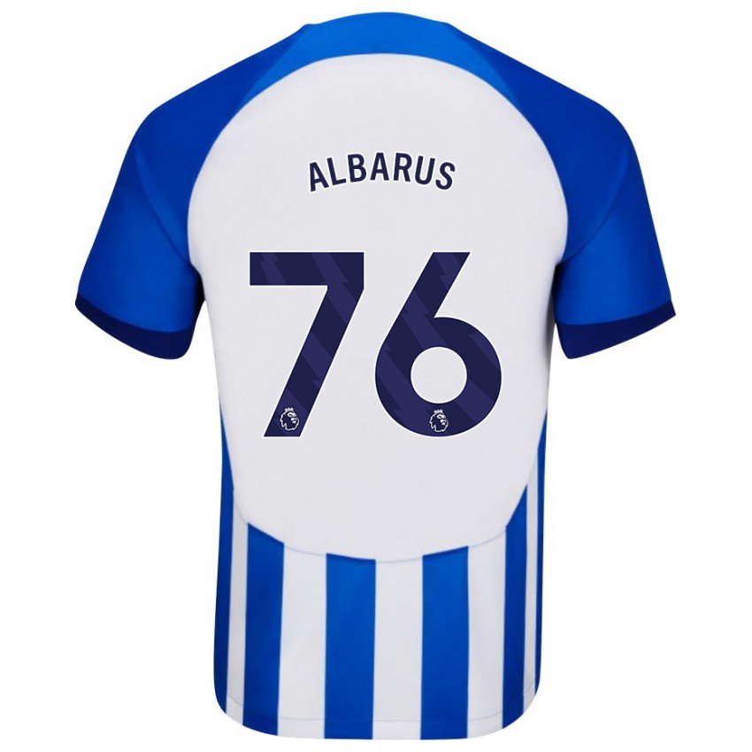 Kinder Zane Albarus #76 Blau Heimtrikot Trikot 2023/24 T-Shirt Österreich