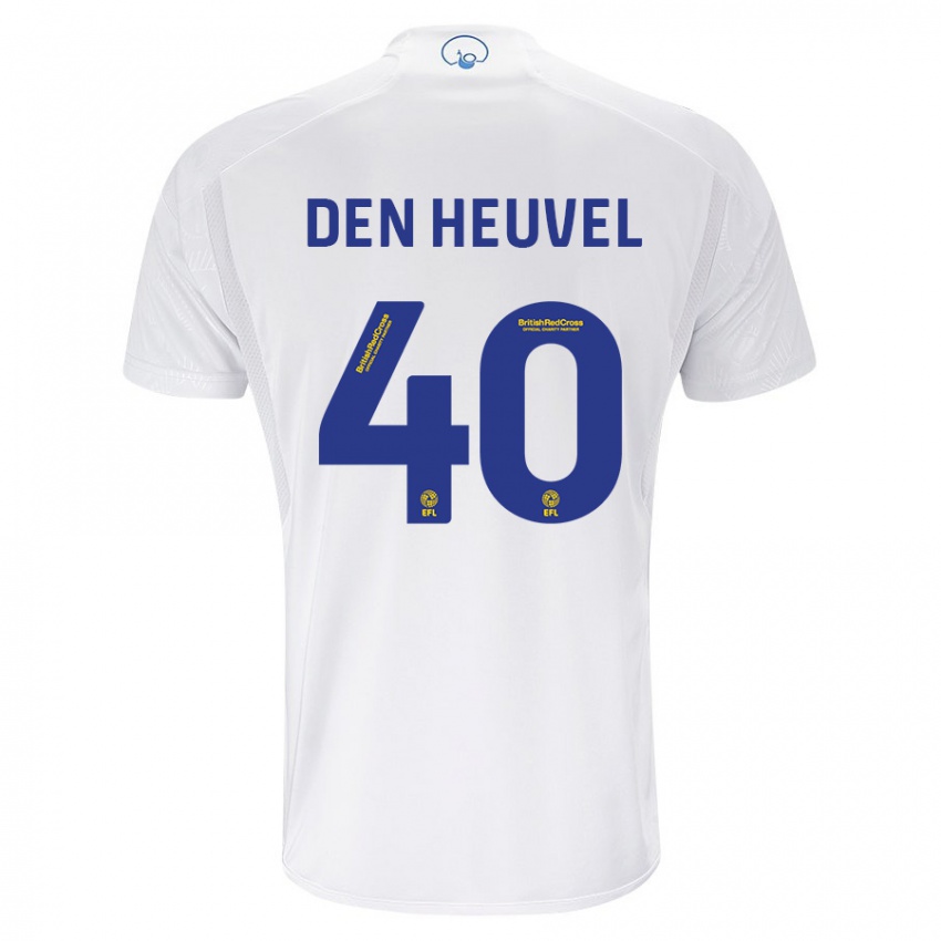 Kinder Dani Van Den Heuvel #40 Weiß Heimtrikot Trikot 2023/24 T-Shirt Österreich