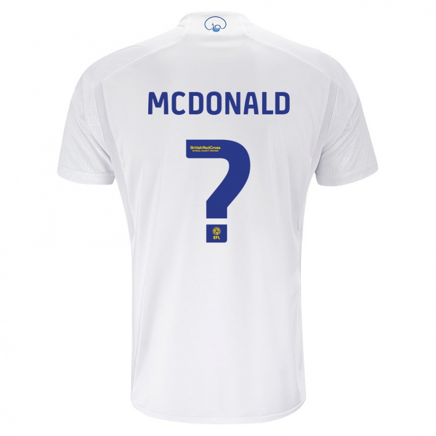 Kinder Josh Mcdonald #0 Weiß Heimtrikot Trikot 2023/24 T-Shirt Österreich