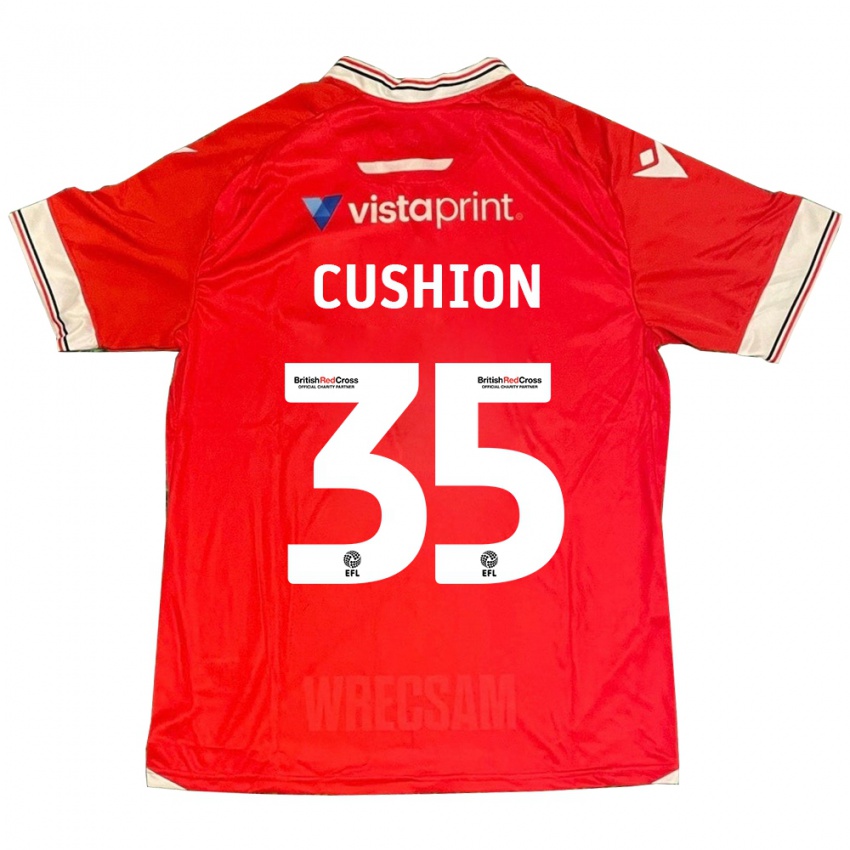 Kinder Owen Cushion #35 Rot Heimtrikot Trikot 2023/24 T-Shirt Österreich
