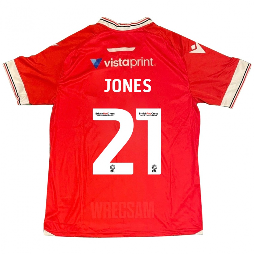 Kinder Lili Jones #21 Rot Heimtrikot Trikot 2023/24 T-Shirt Österreich