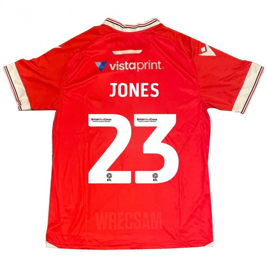 Kinder Ruby Jones #23 Rot Heimtrikot Trikot 2023/24 T-Shirt Österreich