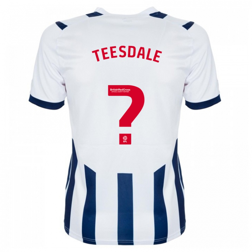 Kinder Finn Teesdale #0 Weiß Heimtrikot Trikot 2023/24 T-Shirt Österreich