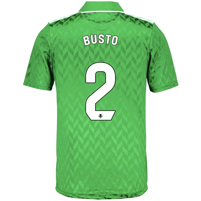 Kinder Pablo Busto #2 Grün Auswärtstrikot Trikot 2023/24 T-Shirt Österreich