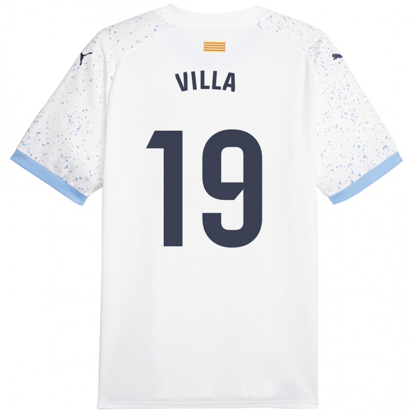 Kinder Toni Villa #19 Weiß Auswärtstrikot Trikot 2023/24 T-Shirt Österreich