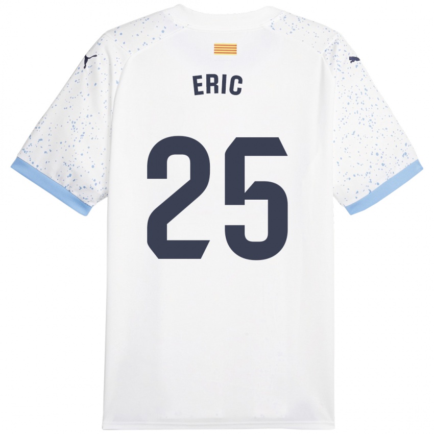 Kinder Eric Garcia #25 Weiß Auswärtstrikot Trikot 2023/24 T-Shirt Österreich