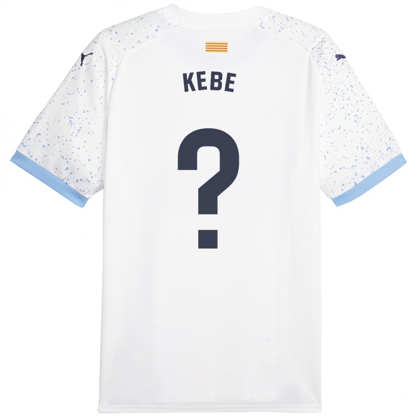 Kinder Moussa Kébé #0 Weiß Auswärtstrikot Trikot 2023/24 T-Shirt Österreich