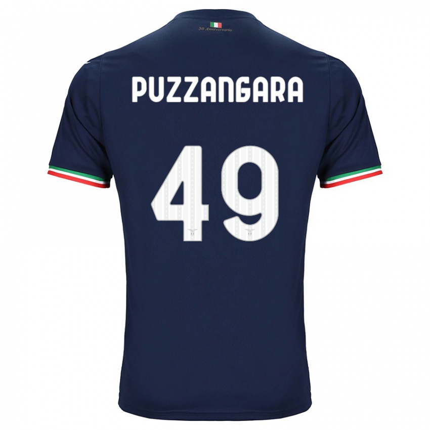 Kinder Angelo Antonio Puzzangara #49 Marine Auswärtstrikot Trikot 2023/24 T-Shirt Österreich