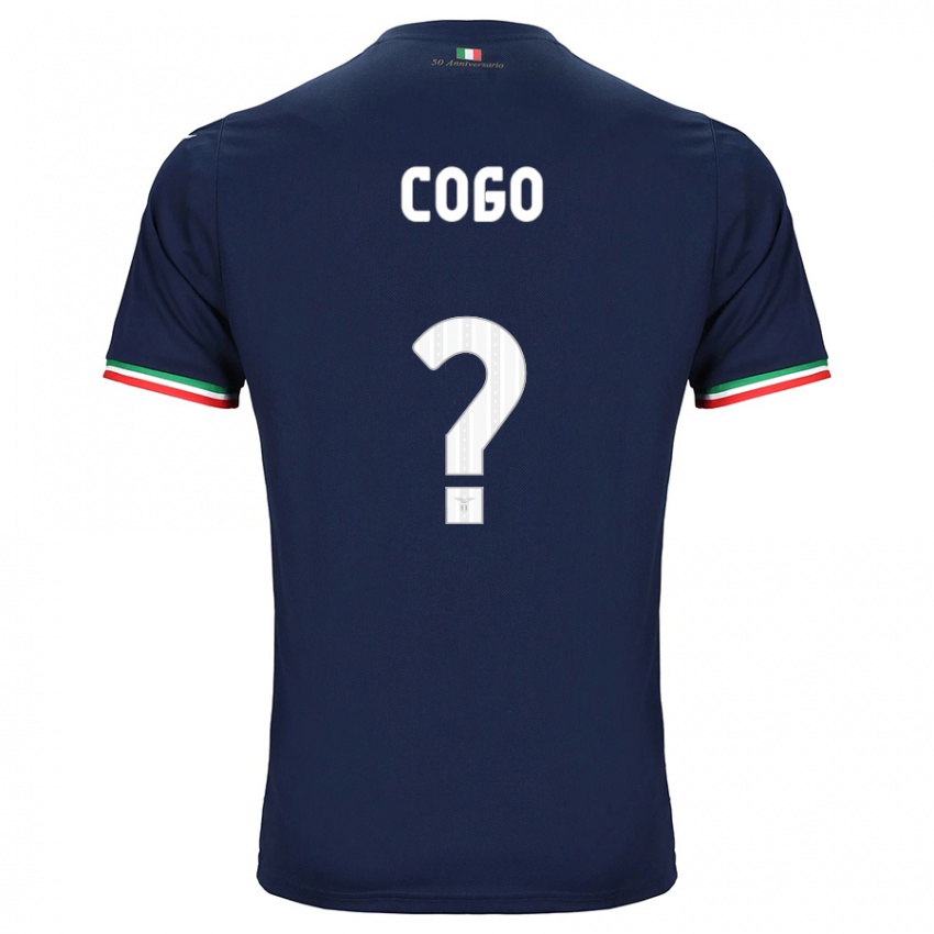Kinder Giovanni Cogo #0 Marine Auswärtstrikot Trikot 2023/24 T-Shirt Österreich