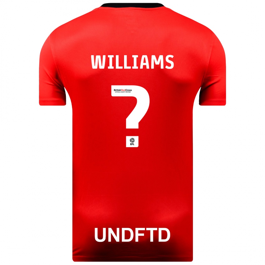 Kinder Pharell Williams #0 Rot Auswärtstrikot Trikot 2023/24 T-Shirt Österreich