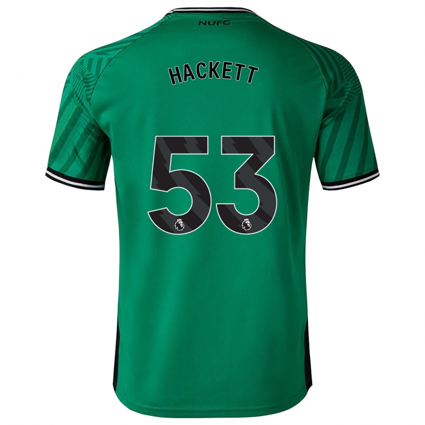 Kinder Jordan Hackett #53 Grün Auswärtstrikot Trikot 2023/24 T-Shirt Österreich