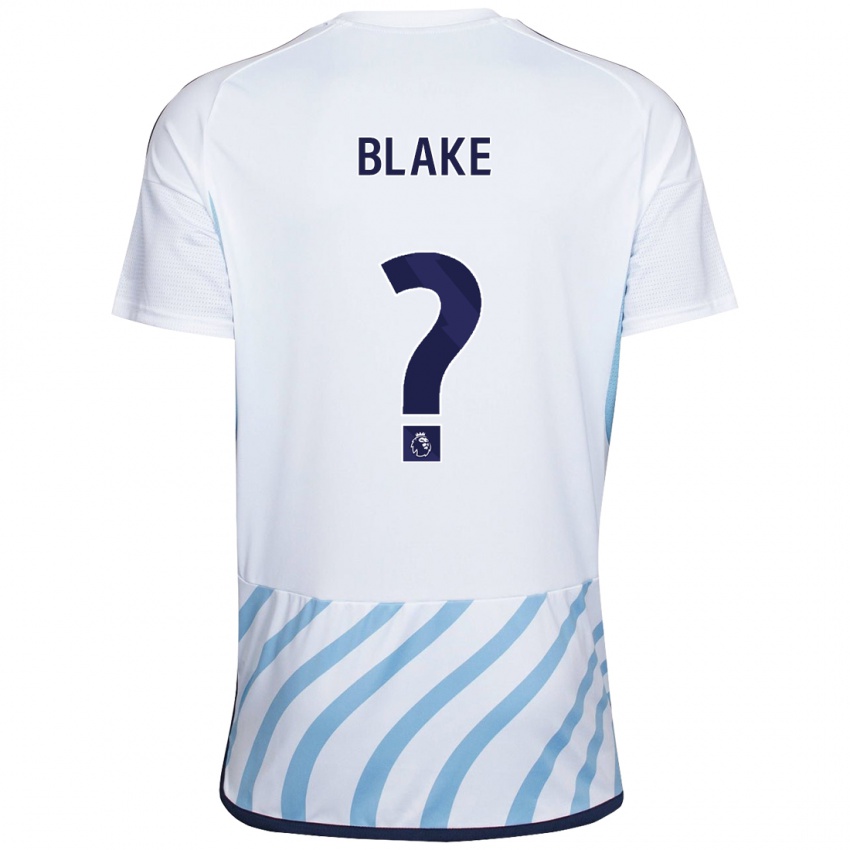 Kinder Zyan Blake #0 Weiß Blau Auswärtstrikot Trikot 2023/24 T-Shirt Österreich