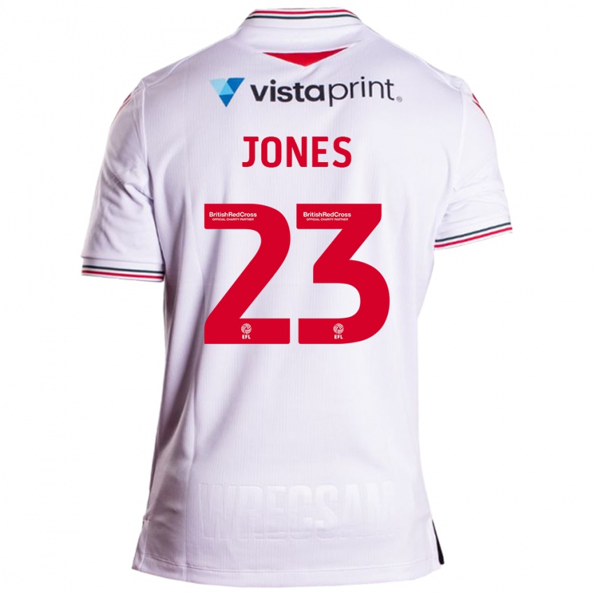 Kinder Ruby Jones #23 Weiß Auswärtstrikot Trikot 2023/24 T-Shirt Österreich