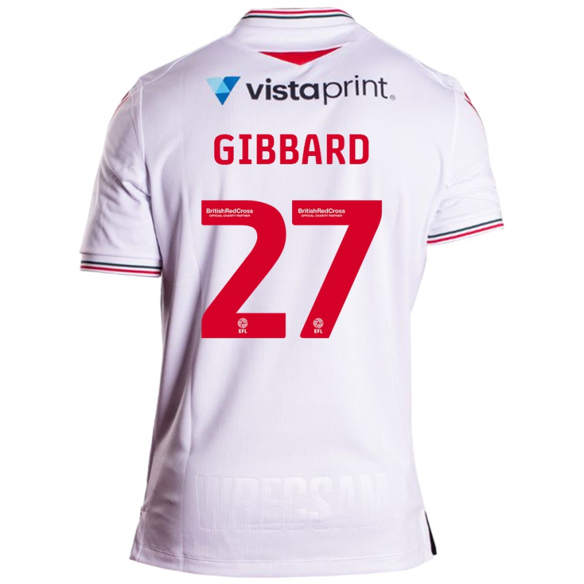 Kinder Mari Gibbard #27 Weiß Auswärtstrikot Trikot 2023/24 T-Shirt Österreich