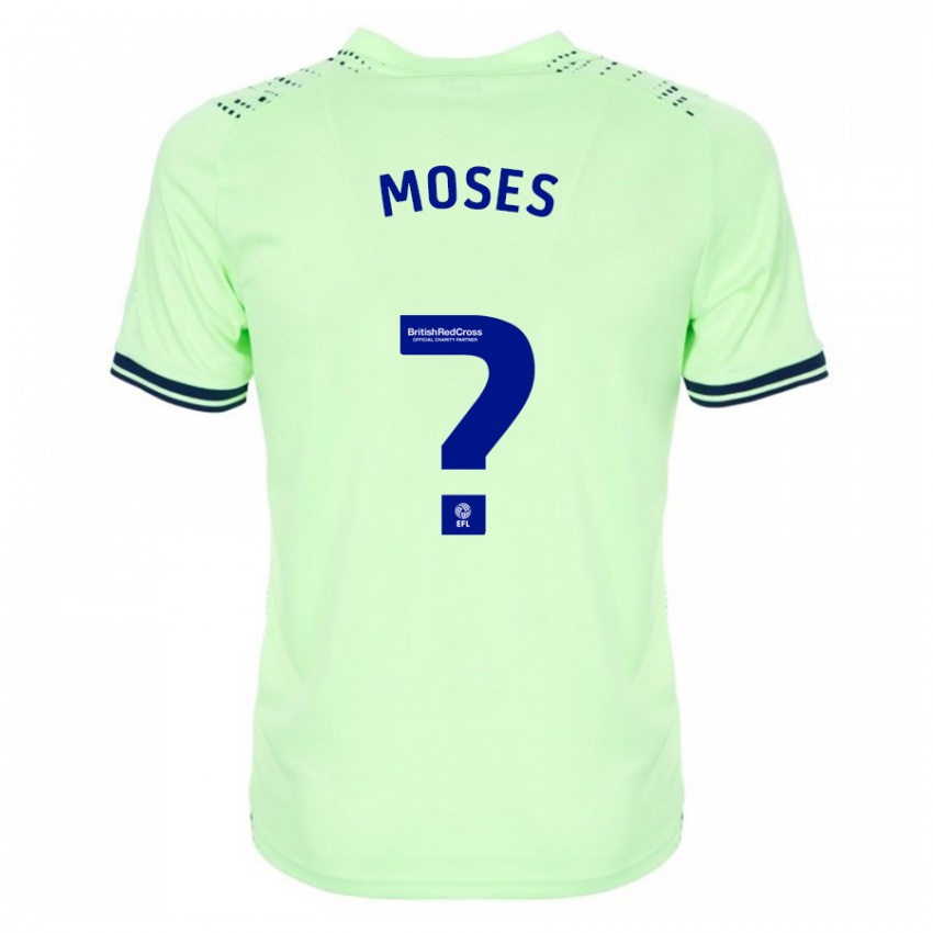 Kinder Maxwell Moses #0 Marine Auswärtstrikot Trikot 2023/24 T-Shirt Österreich