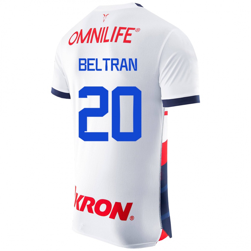 Kinder Fernando Beltrán #20 Weiß Auswärtstrikot Trikot 2023/24 T-Shirt Österreich