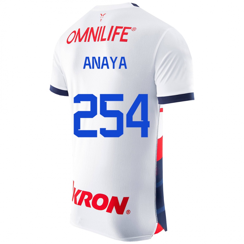 Kinder Mario Anaya #254 Weiß Auswärtstrikot Trikot 2023/24 T-Shirt Österreich