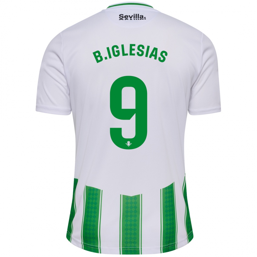 Herren Borja Iglesias #9 Weiß Heimtrikot Trikot 2023/24 T-Shirt Österreich