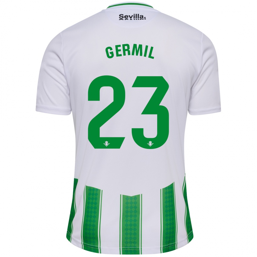 Herren Darío Germil #23 Weiß Heimtrikot Trikot 2023/24 T-Shirt Österreich