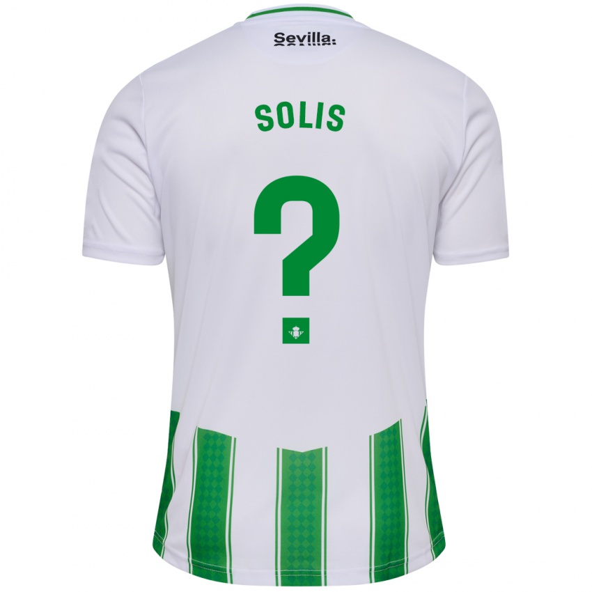 Herren Marcos Solís #0 Weiß Heimtrikot Trikot 2023/24 T-Shirt Österreich