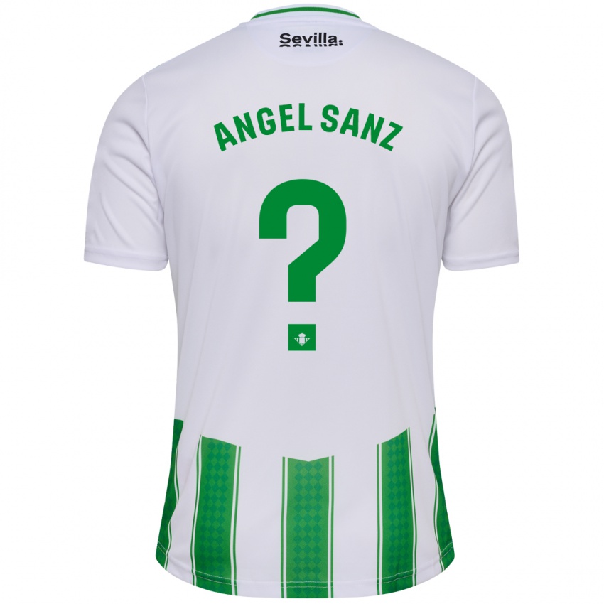 Herren Miguel Ángel Sanz #0 Weiß Heimtrikot Trikot 2023/24 T-Shirt Österreich