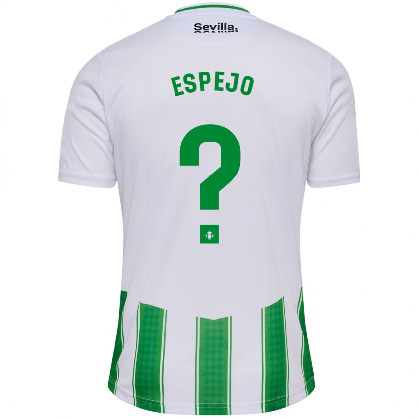 Herren Jesús Espejo #0 Weiß Heimtrikot Trikot 2023/24 T-Shirt Österreich