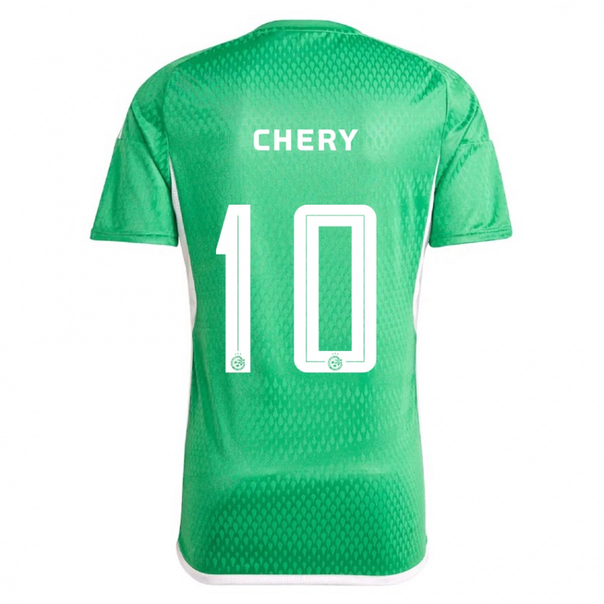 Herren Tjaronn Chery #10 Weiß Blau Heimtrikot Trikot 2023/24 T-Shirt Österreich