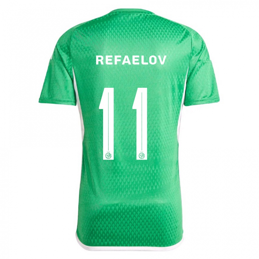 Herren Lior Refaelov #11 Weiß Blau Heimtrikot Trikot 2023/24 T-Shirt Österreich