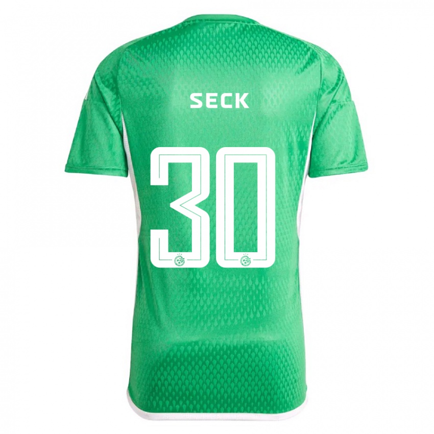 Herren Abdoulaye Seck #30 Weiß Blau Heimtrikot Trikot 2023/24 T-Shirt Österreich