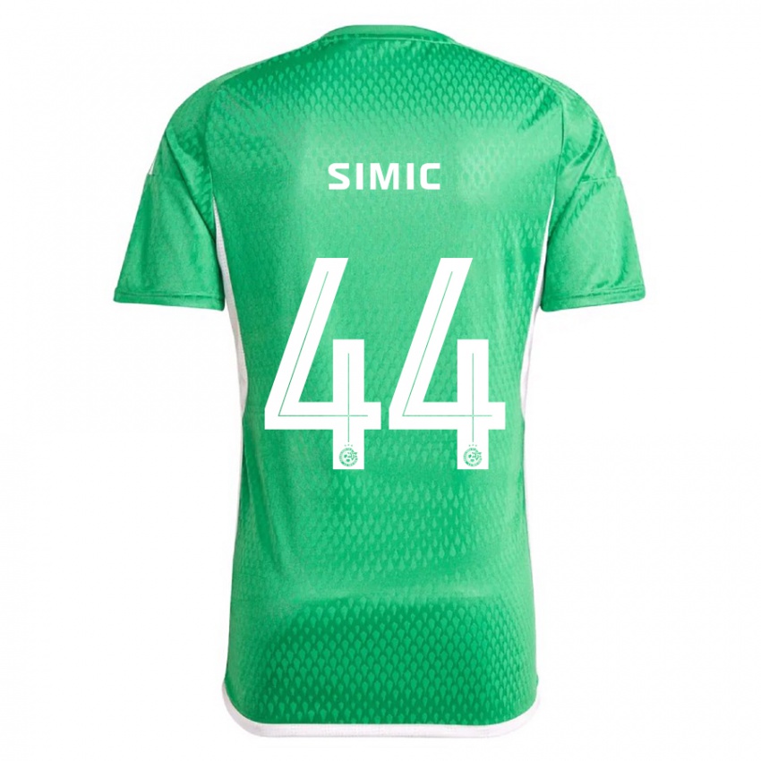 Herren Lorenco Simic #44 Weiß Blau Heimtrikot Trikot 2023/24 T-Shirt Österreich