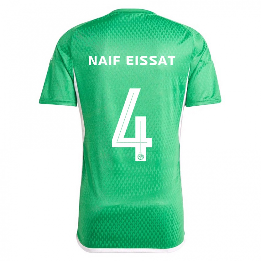 Herren Lisav Naif Eissat #4 Weiß Blau Heimtrikot Trikot 2023/24 T-Shirt Österreich