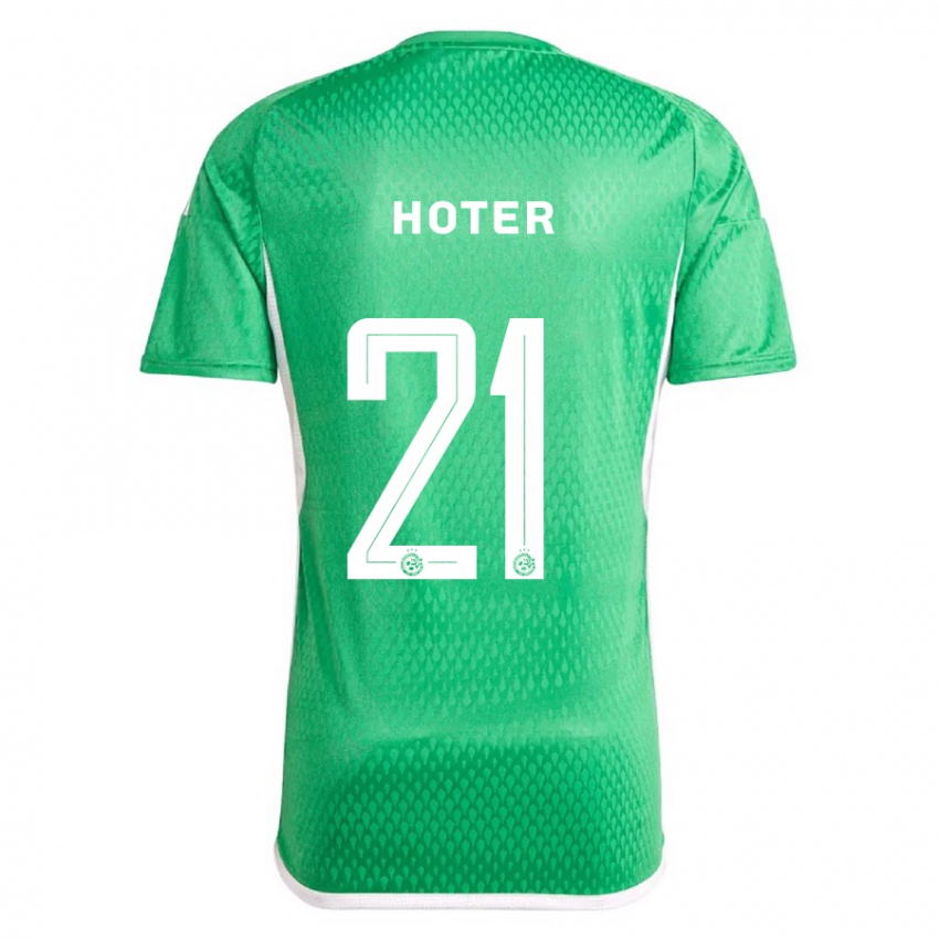 Herren Tavor Hoter #21 Weiß Blau Heimtrikot Trikot 2023/24 T-Shirt Österreich