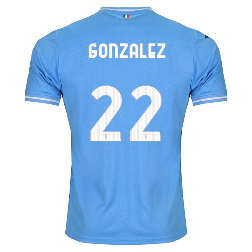 Herren Diego González #22 Blau Heimtrikot Trikot 2023/24 T-Shirt Österreich
