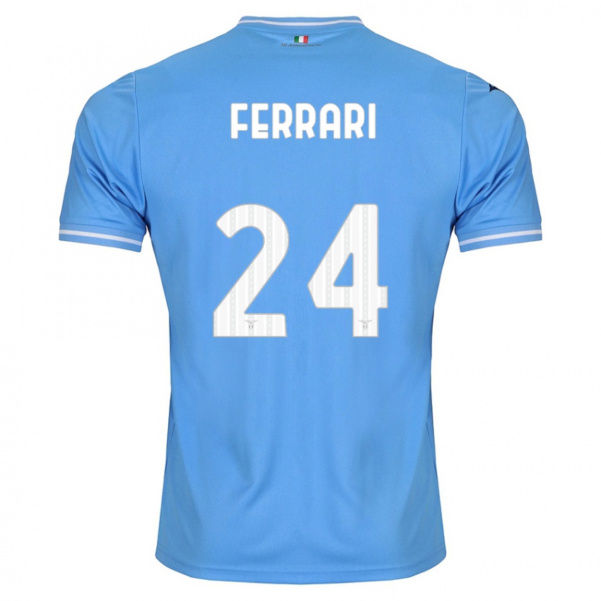 Herren Lorenzo Ferrari #24 Blau Heimtrikot Trikot 2023/24 T-Shirt Österreich