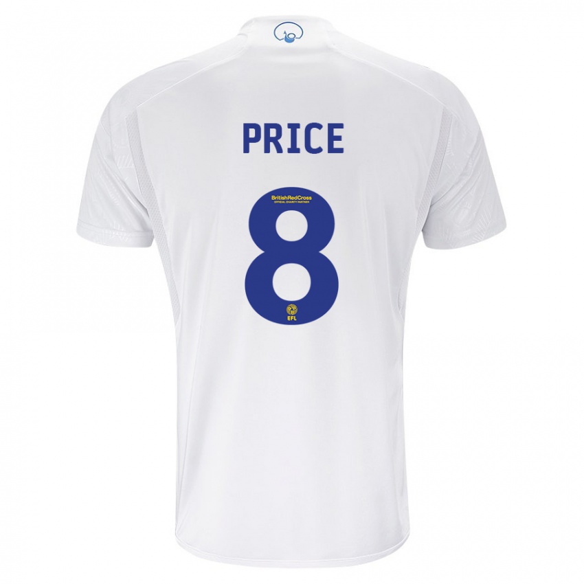 Herren Leoni Price #8 Weiß Heimtrikot Trikot 2023/24 T-Shirt Österreich