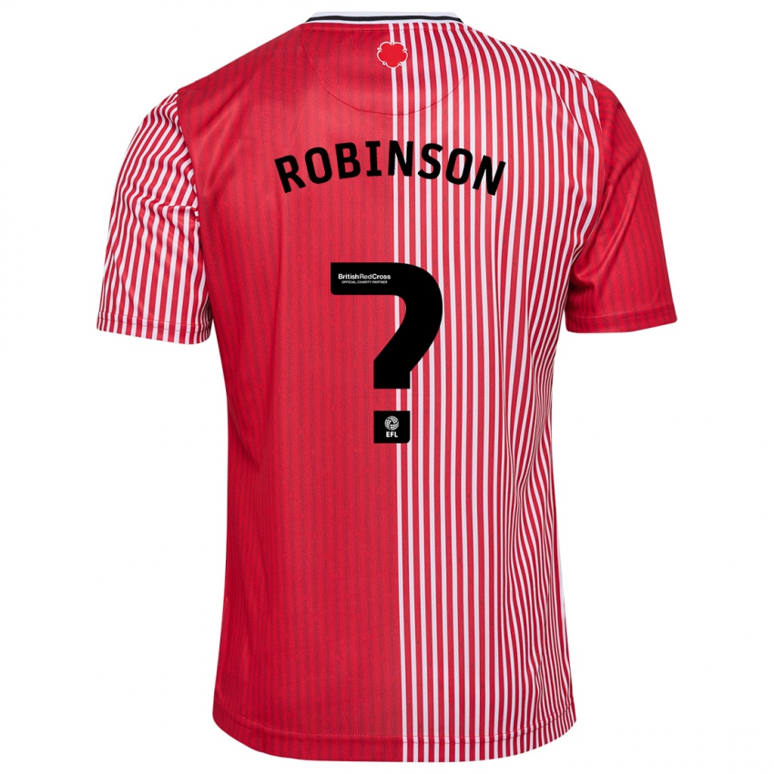 Herren Jay Robinson #0 Rot Heimtrikot Trikot 2023/24 T-Shirt Österreich