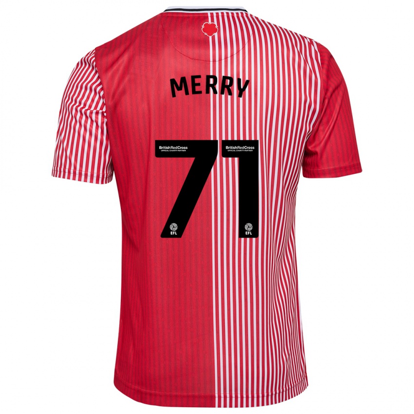 Herren Will Merry #71 Rot Heimtrikot Trikot 2023/24 T-Shirt Österreich